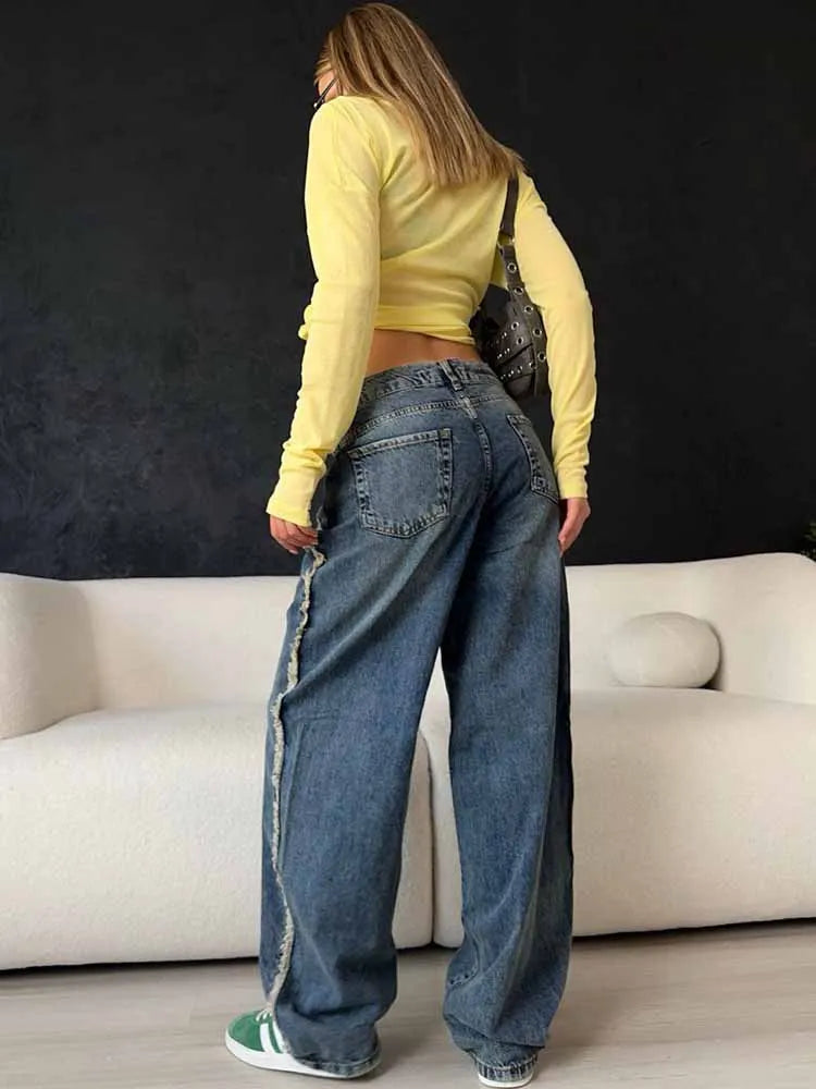 BKQU Casual Off Shoulder Long Sleeve T Shirts Women Spring Summer Lyocell Thin See Through Loose Pullover 2025 Lazy Street Tops