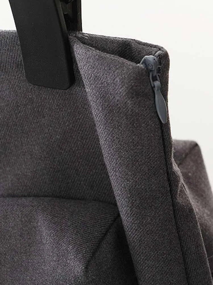 BKQU Multi Pockets Cargo Pants Women Gray Baggy Sweatpants 2025 Streetwear Fashion Low Waist Oversized Joggers Straight Trousers