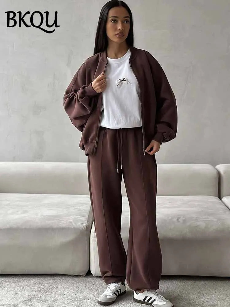 BKQU 2025 Summer Oversize T-shirt Women Bow Three-dimensional Decorative Loose Fashion O Neck Tees Casual Y2K Female Street Tops